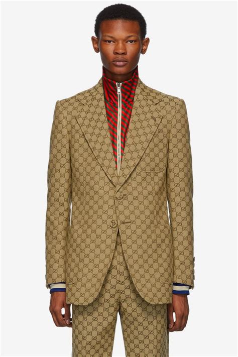 gucci mens suit jacket cut|formal gucci suits for men.